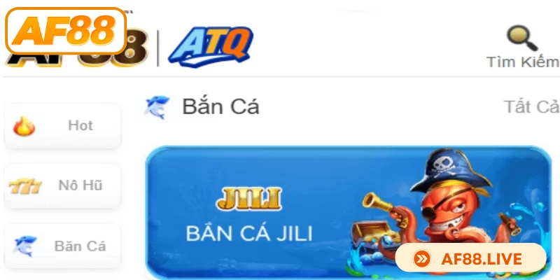 Bắn cá AF88 là trò chơi đổi thưởng trực tuyến phổ biến