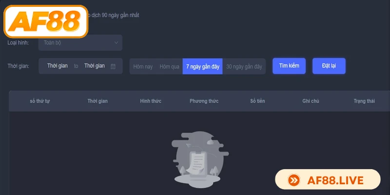 Rút tiền AF88 siêu nhanh và an toàn sau khi đáp ứng đủ điều kiện